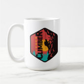 Glücklicher Kletterer Kaffeetasse (Links)