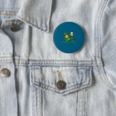 Glücklicher Kobold am St. Patrick's Day Button (Beispiel)