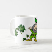 Glücklicher Kobold Kaffeetasse (Vorderseite Links)