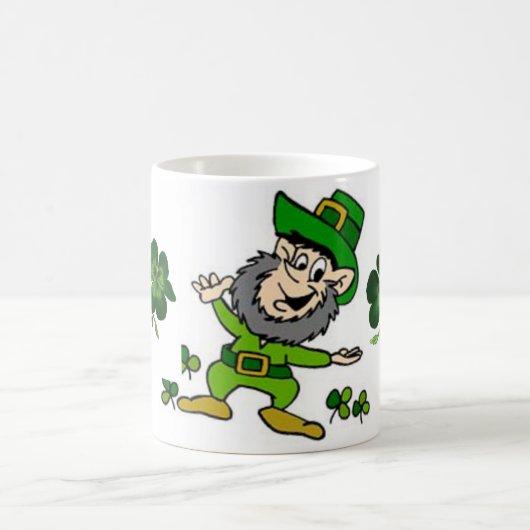Glücklicher Kobold Kaffeetasse (Mittel)