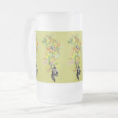 Glücklicher Kobold Mattglas Bierglas (Vorderseite Links)