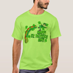 Glücklicher Kobold St. Patricks Tages T-Shirt