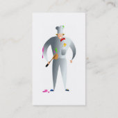 Glücklicher Koch Visitenkarte (Rückseite)