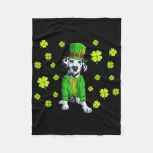 Glücklicher kolumbianischer St. Patricks Day Shamr Fleecedecke