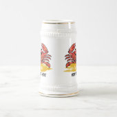 GLÜCKLICHER KRAB (EDITABLE) BIERGLAS (Mittel)