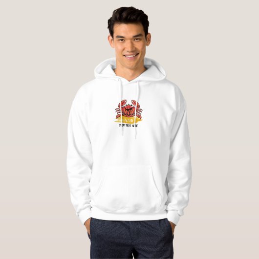 GLÜCKLICHER KRAB (EDITABLE) HOODIE (Vorne ganz)