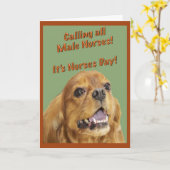 Glücklicher Krankenschwester-Tag für männliche Karte (Gelbe Blume)