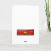 Glücklicher Krankenschwester-Tageslila Karte (Rückseite)