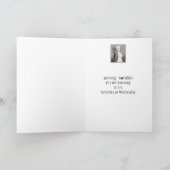 Glücklicher Krankenschwester-Tagesspaß-Vintages Karte (Innenseite)