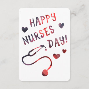 glücklicher Krankenschwestertag BOKEH Einladung