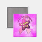 Glücklicher Krebs-Jubiläum Magnet (Vorderseite/Rückseite)