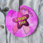 Glücklicher Krebs-versary Button (Beispiel)