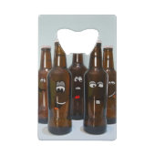 Glücklicher Kreditkartenflaschenöffner (Rückseite)