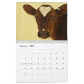 Glücklicher Kühe ~ 2013 Kuh-Kalender Kalender (Feb 2027)