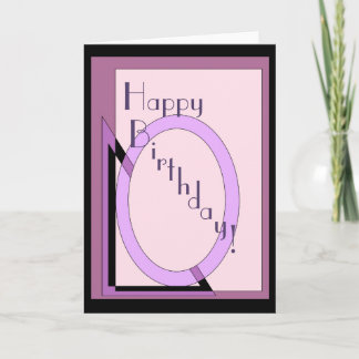 Glücklicher Kunst-Deko-Geburtstag Karte