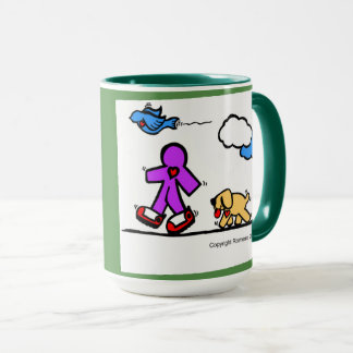 Glücklicher Kunst-Weg Tasse