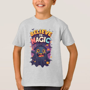 Glücklicher Kürbis-Charakter mit Jack O Lantern Di T-Shirt