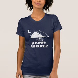 Glücklicher Lagerbewohner-Shirt T-Shirt