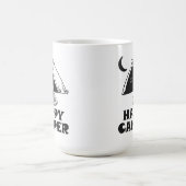 Glücklicher Lagerbewohner-Tasse Kaffeetasse (Mittel)