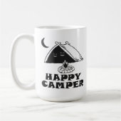 Glücklicher Lagerbewohner-Tasse Kaffeetasse (Links)