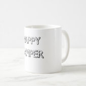 Glücklicher Lagerbewohner-Tasse Kaffeetasse (VorderseiteRechts)