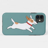 Glücklicher laufender Jack-Russell-Terrier - Case-Mate iPhone Hülle (Rückseite (Horizontal))
