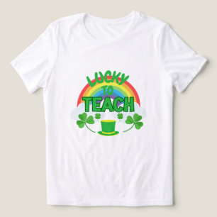 Glücklicher Lehrer – St. Patrick’s Day Lehrer T-Sh Tri-Blend Shirt