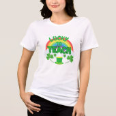 Glücklicher Lehrer – St. Patrick’s Day Lehrer T-Sh Tri-Blend Shirt (Vorderseite)
