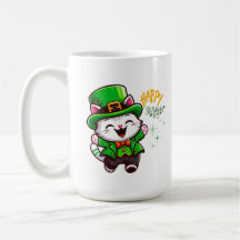 Glücklicher Leprechaun-Kater