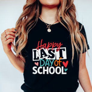 Glücklicher letzter Schultag; Fetter und Bunter Sc T-Shirt