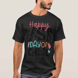 Glücklicher letzter Schultag Lehrer Schüler Kind J T-Shirt