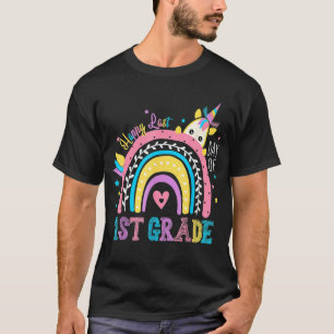 Glücklicher letzter Tag der 1. Klasse Schüler Lehr T-Shirt