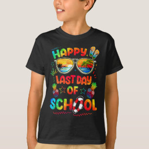 Glücklicher letzter Tag der Lehrer Ende des Jahres T-Shirt