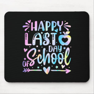 Glücklicher letzter Tag der Lehrerin Abschluss Kin Mousepad