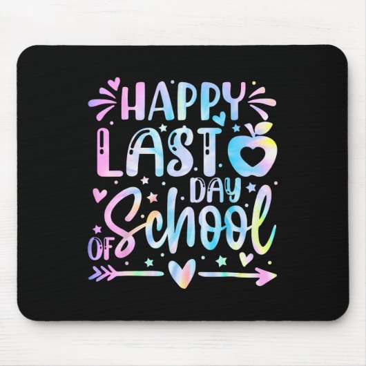 Glücklicher letzter Tag der Lehrerin Abschluss Kin Mousepad (Vorne)