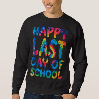 Glücklicher letzter Tag der Lehrerin Schülerin Gra Sweatshirt