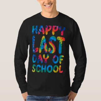 Glücklicher letzter Tag der Lehrerin Schülerin Gra T-Shirt