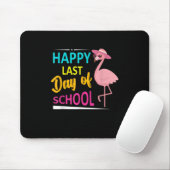 Glücklicher letzter Tag der Schule Flamingo Studen Mousepad (Mit Mouse)