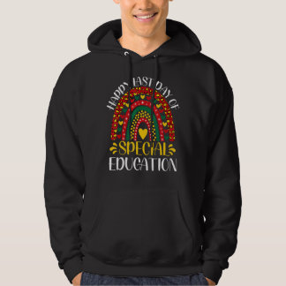 Glücklicher letzter Tag der Sonderschullehrkraft Hoodie