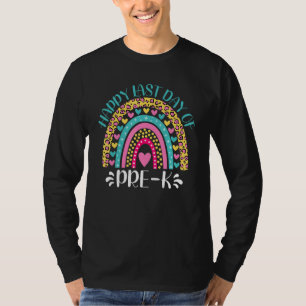Glücklicher letzter Tag der Vorschule Pre Kinderga T-Shirt