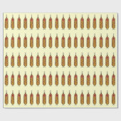 Glücklicher Mais-Hund Geschenkpapier (Flach)