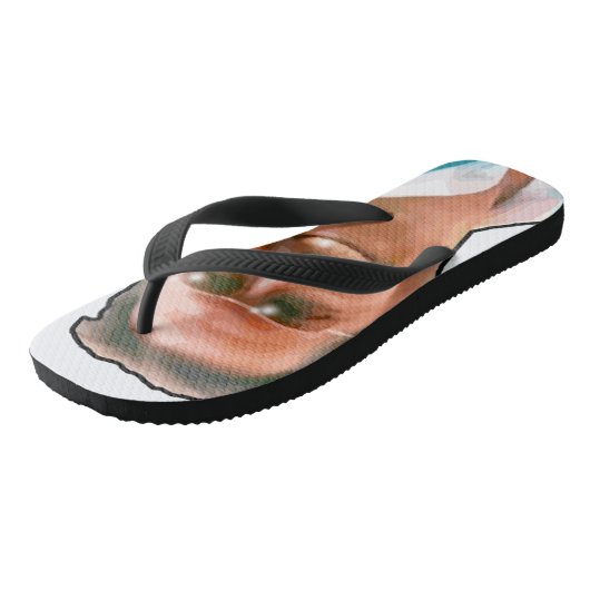 glücklicher Mann Badesandalen (Schrägansicht)