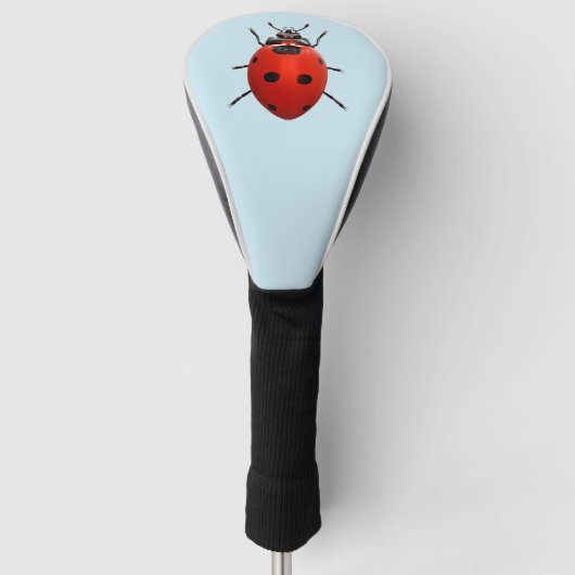 Glücklicher Marienkäfer Golf Headcover (Vorderseite)
