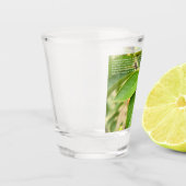 Glücklicher Marienkäfer  Schnapsglas (Links)