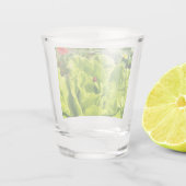 Glücklicher Marienkäfer Schnapsglas (Rückseite)