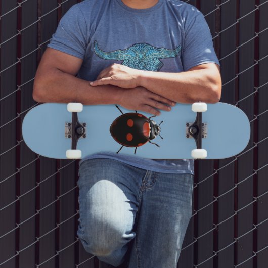 Glücklicher Marienkäfer Skateboard (Außenbereich 3)