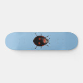 Glücklicher Marienkäfer Skateboard (Horizontal)