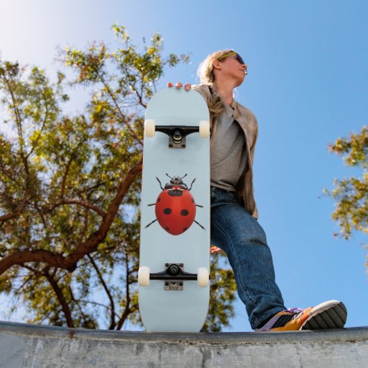 Glücklicher Marienkäfer Skateboard (Außenbereich 1)