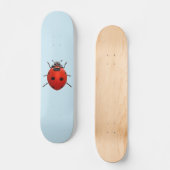 Glücklicher Marienkäfer Skateboard (Vorderseite)