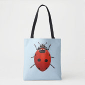 Glücklicher Marienkäfer Tasche (Vorderseite)
